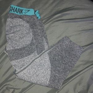 gym shark cropped flex leggings